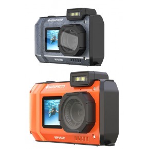 AgfaPhoto Realishot WP9500 Waterproof Digital Camera, 16GB Card & Pouch